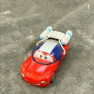 🏎️ RARE Disney Pixar Cars Toons Take Flight Autonaut Lightning McQueen diecast